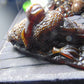 357 gram Dragon carving 7x3.5x3.1"  Indonesian Dark Green Amber