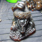 357 gram Dragon carving 7x3.5x3.1"  Indonesian Dark Green Amber