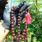 105 gr BIG Tasbih 36 Beads Mesbah Rosary Indonesian Red Amber for Healing TB17i9