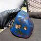 423 gram Full polished Indonesian Blue Amber for Healing ML65