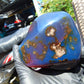 423 gram Full polished Indonesian Blue Amber for Healing ML65