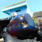 423 gram Full polished Indonesian Blue Amber for Healing ML65