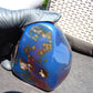 423 gram Full polished Indonesian Blue Amber for Healing ML65