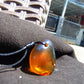 3 gr Pendant Indonesian blue Amber for Healing A579