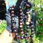 108 gr BIG Tasbih 33+3 Beads Mesbah Rosary Indonesian Dark WHite Amber for Healing TB17i16