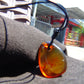 3 gr Pendant Indonesian blue Amber for Healing A579