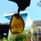 3 gr Pendant Indonesian blue Amber for Healing A579