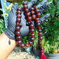 108 gr Big Tasbih Mesbah Rosary 33+2 Beads 18 mm Indonesian Yellow Red Amber for Healing Collection TB17i7