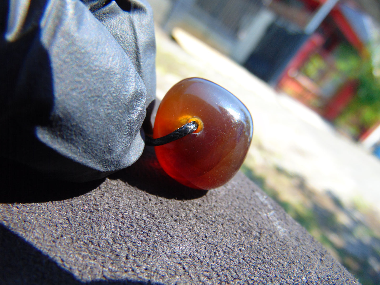 6 gr Pendant Indonesian Red Amber for Healing A525
