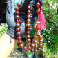 103 gr Big Tasbih Mesbah Rosary 33+2 Beads 18 mm Indonesian Cherry Red Amber for Healing Collection TB17i11