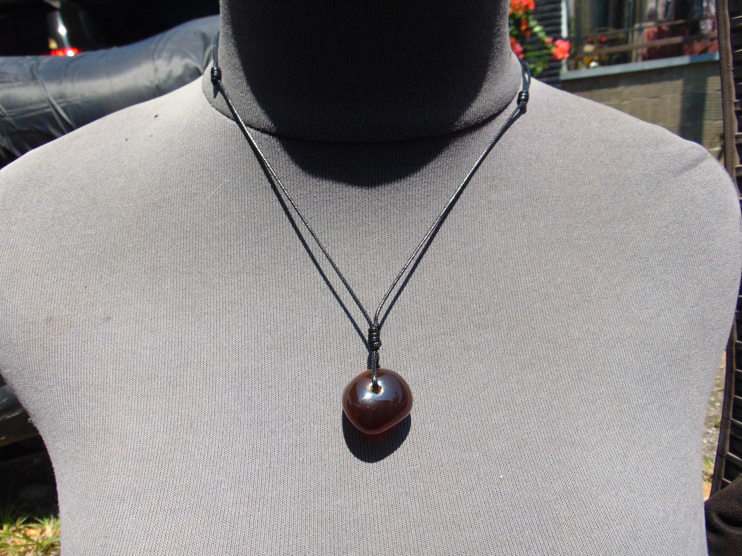 6 gr Pendant Indonesian Red Amber for Healing A525
