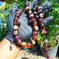 101 gr BIG Tasbih 33+3 Beads Mesbah Rosary Indonesian Red WHite Amber for Healing TB17i5