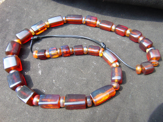 87 gram Small Beads Combination Necklace Indonesian Amber for Healing NE51