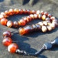 48 gr Tasbih Mesbah Rosary 33+2 Beads 15 mm Indonesian White Amber for Healing 26NR1