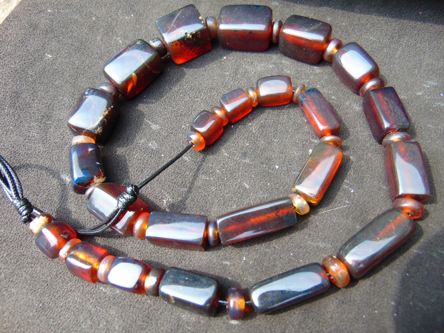 97 gram Small Beads Combination Necklace Indonesian Amber for Healing NE57
