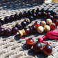 148 gr BIG Tasbih 33+3 Beads Mesbah Rosary Indonesian Dark White Amber for Healing FR29
