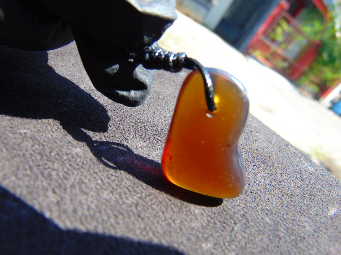3 gr Pendant Indonesian blue Amber for Healing Y223