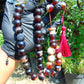 148 gr BIG Tasbih 33+3 Beads Mesbah Rosary Indonesian Dark White Amber for Healing FR29