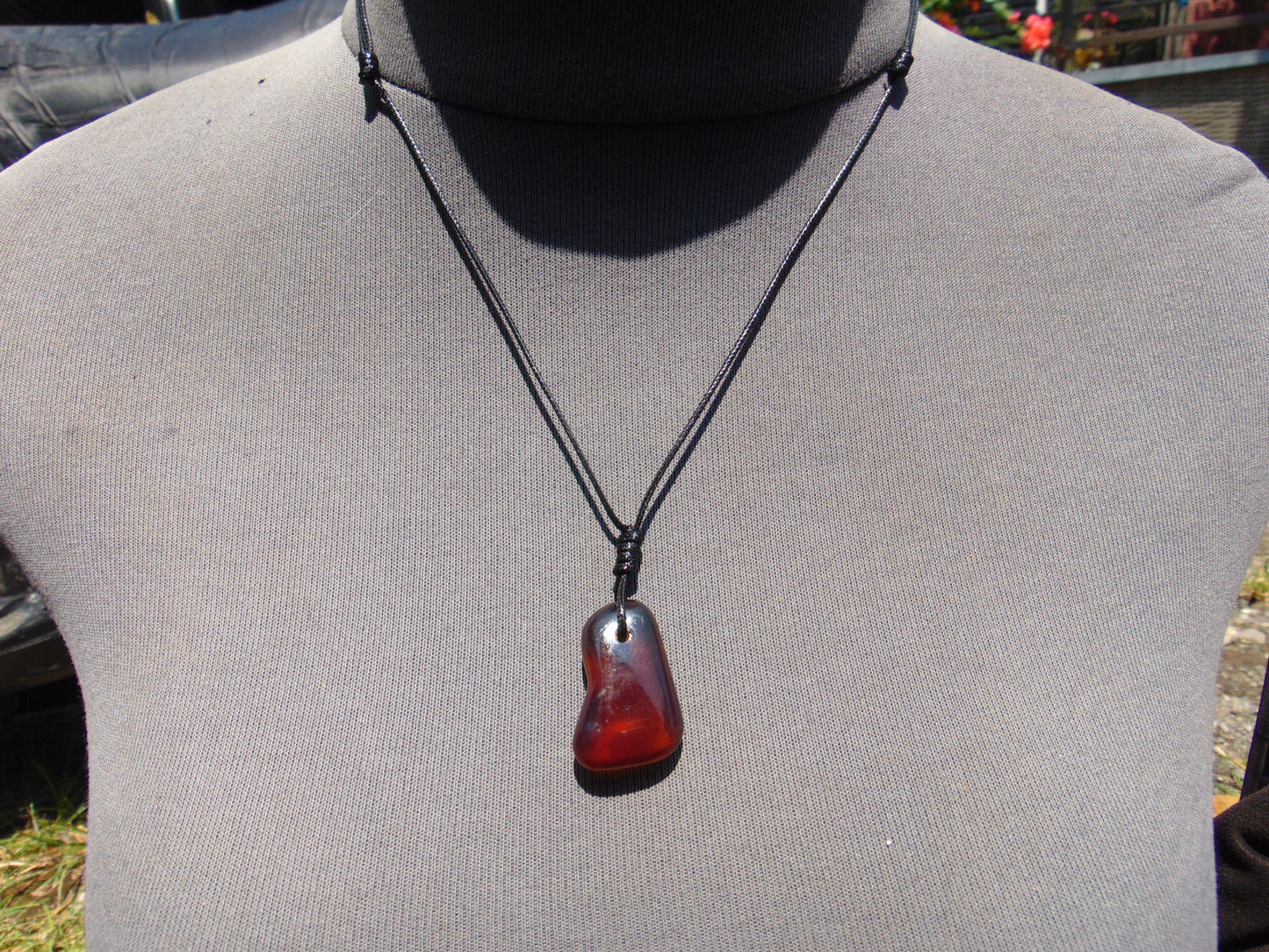 3 gr Pendant Indonesian blue Amber for Healing Y223