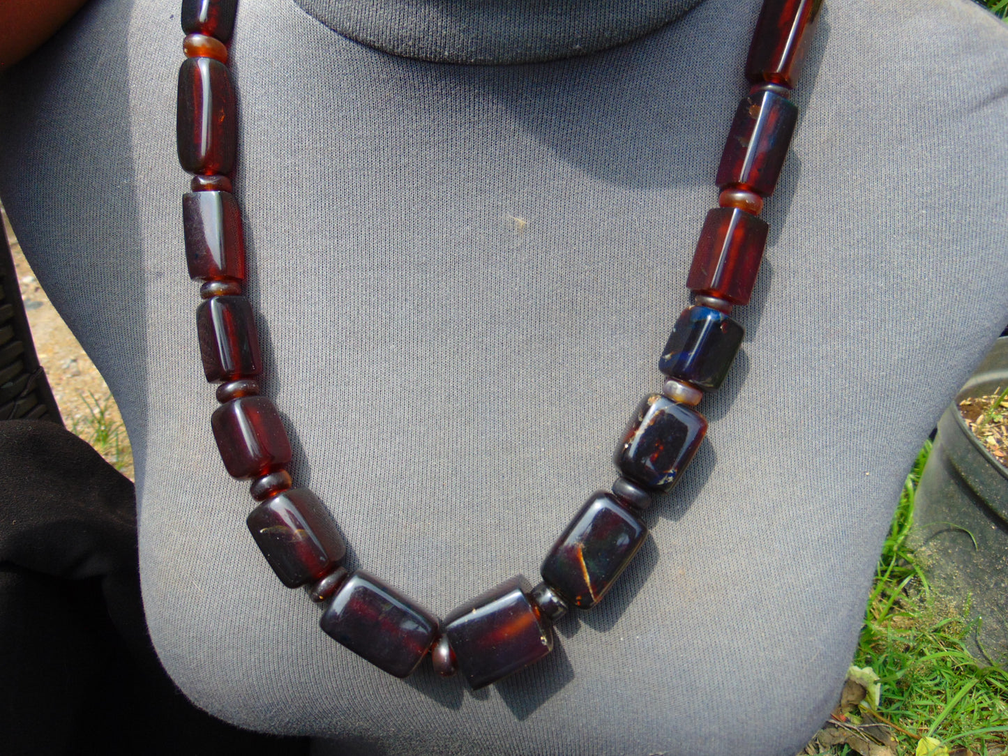 97 gram Small Beads Combination Necklace Indonesian Amber for Healing NE57