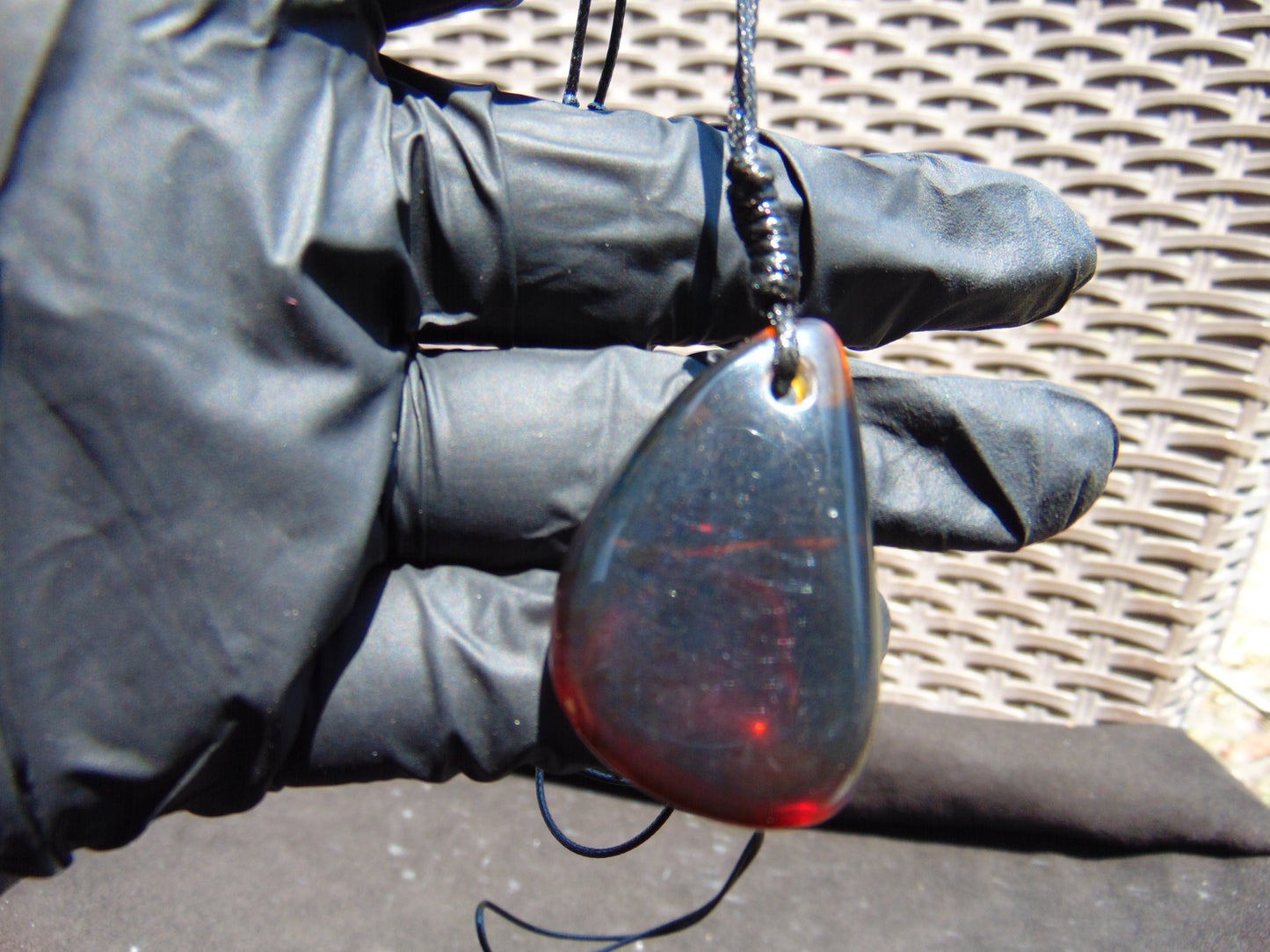 6 gr Pendant Indonesian Blue Amber for Healing Y27
