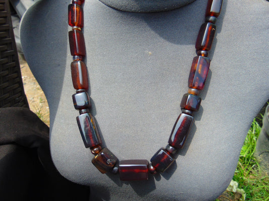 99 gram Small Beads Combination Necklace Indonesian Amber for Healing NE56