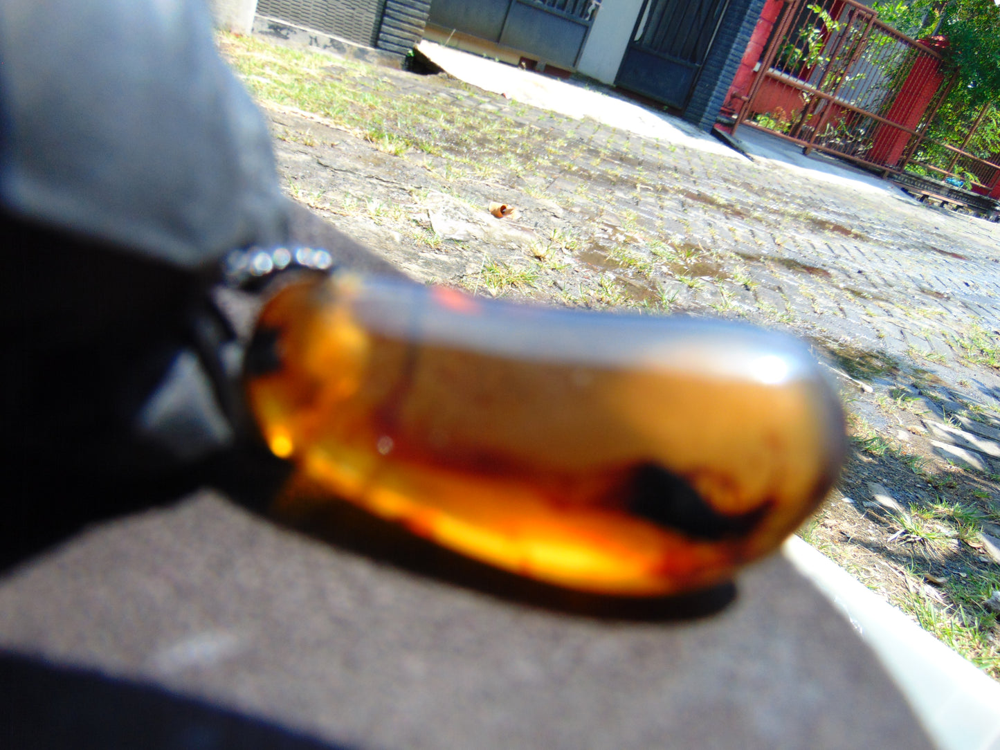 6 gr Pendant Indonesian  Blue Amber for Healing A48