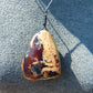 43 gr Big Pendant Indonesian White Blue Amber for Healing Y2