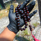 77 gr Tasbih Mesbah Rosary 33+3 Beads 16 mm Indonesian Red Amber for Healing FR16