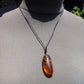9 gr Pendant Indonesian orange Blue Amber for Healing A99