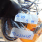 9 gr Pendant Indonesian orange Blue Amber for Healing A99