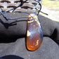 9 gr Pendant Indonesian orange Blue Amber for Healing A87