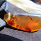 9 gr Pendant Indonesian orange Blue Amber for Healing A87