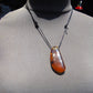 9 gr Pendant Indonesian orange Blue Amber for Healing A87