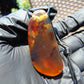 9 gr Pendant Indonesian orange Blue Amber for Healing A87