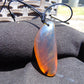7.71 gr Pendant Indonesian orange Blue Amber for Healing N45