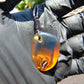 6.8 gr Pendant Indonesian Blue Amber for Healing No.89