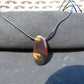 8 gram Teardrop Pendant Indonesian Purple Red Amber for Healing Y1