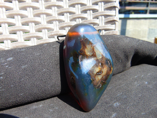 70 gr Pendant Indonesian Blue Amber for Healing P344