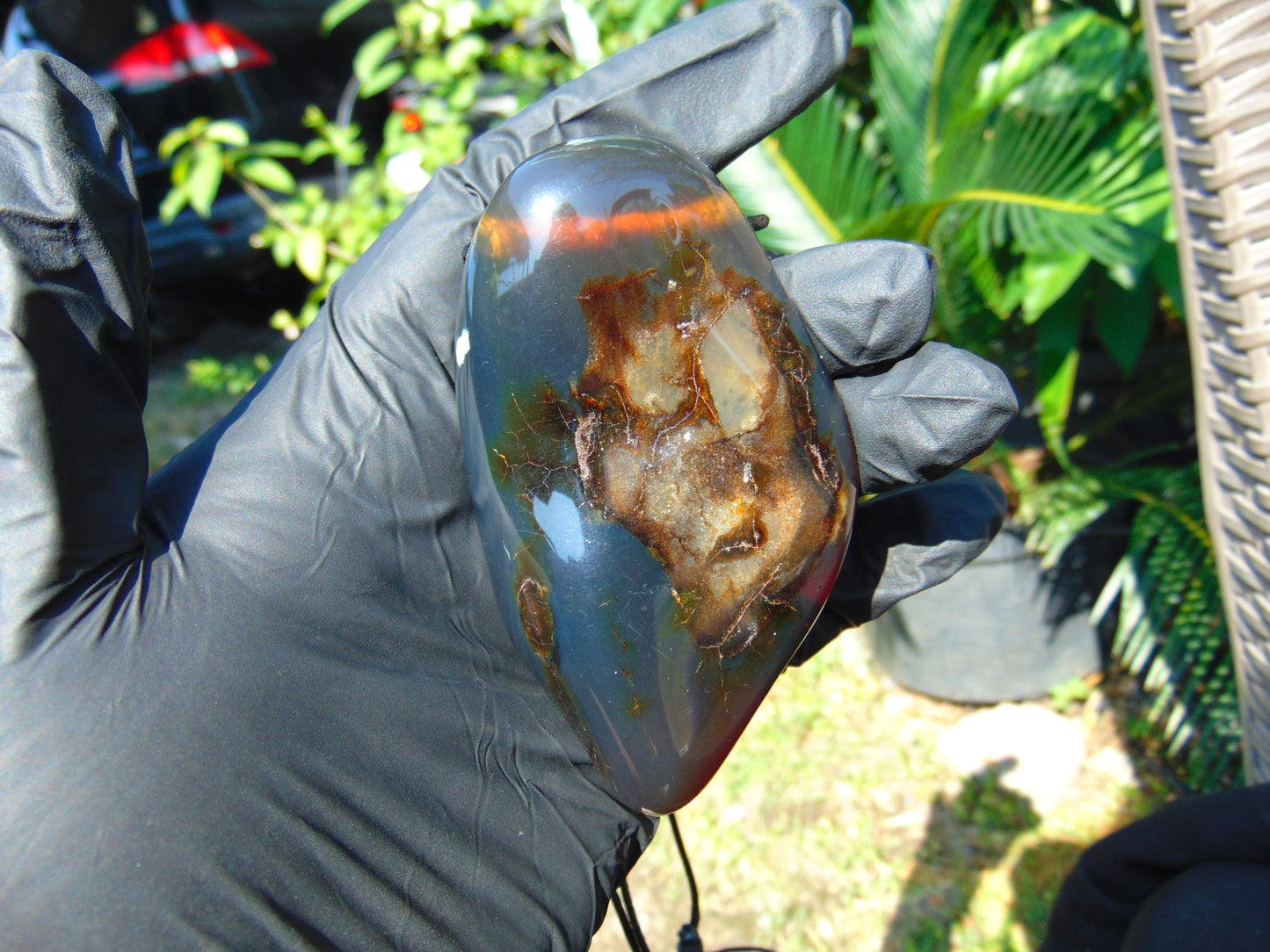 70 gr Pendant Indonesian Blue Amber for Healing P344