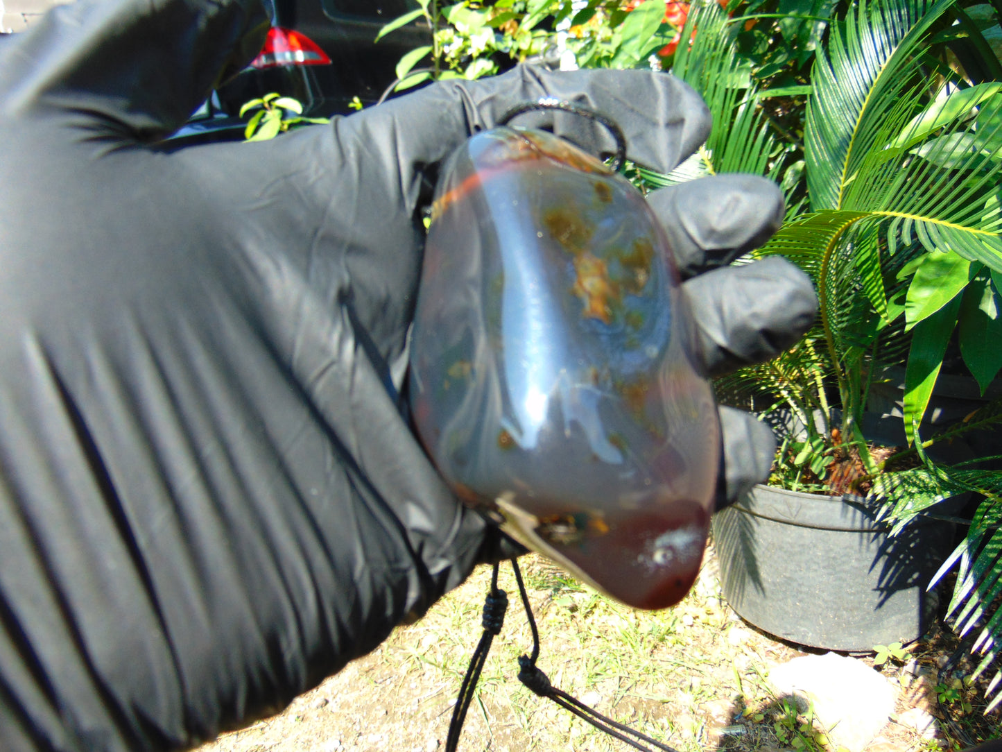 70 gr Pendant Indonesian Blue Amber for Healing P344