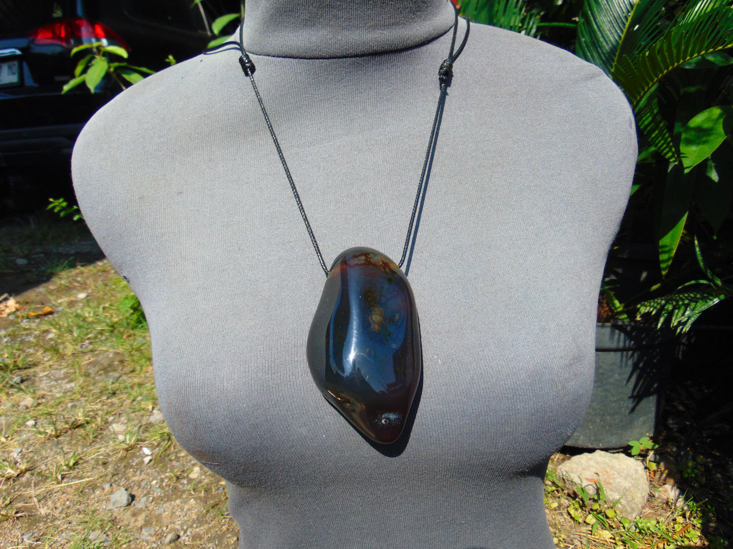 70 gr Pendant Indonesian Blue Amber for Healing P344