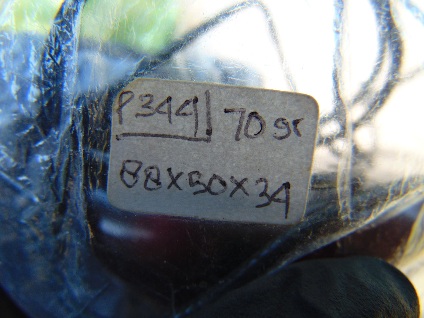 70 gr Pendant Indonesian Blue Amber for Healing P344