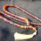 100 gram 108 Rosary Mala Buddha for Yoga and Meditation Indonesian Yellow Blue Amber for Healing 26my1