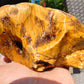 326 gram Polished Indonesia Yellow Aromatic Amber for Healing 26AYE2