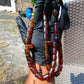 74 gr Komboloi Rosary 33+2 Beads 13x18 mm Indonesian Yellow Red Amber for Healing TT40