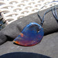 13 gr Comma Pendant Indonesian Blue Amber for Healing 25Y21