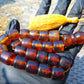 72 gr Komboloi Rosary 22+1 Beads 15x16 mm Indonesian Yellow Bluish Amber for Healing CO9