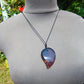 13 gr Comma Pendant Indonesian Blue Amber for Healing 25Y21