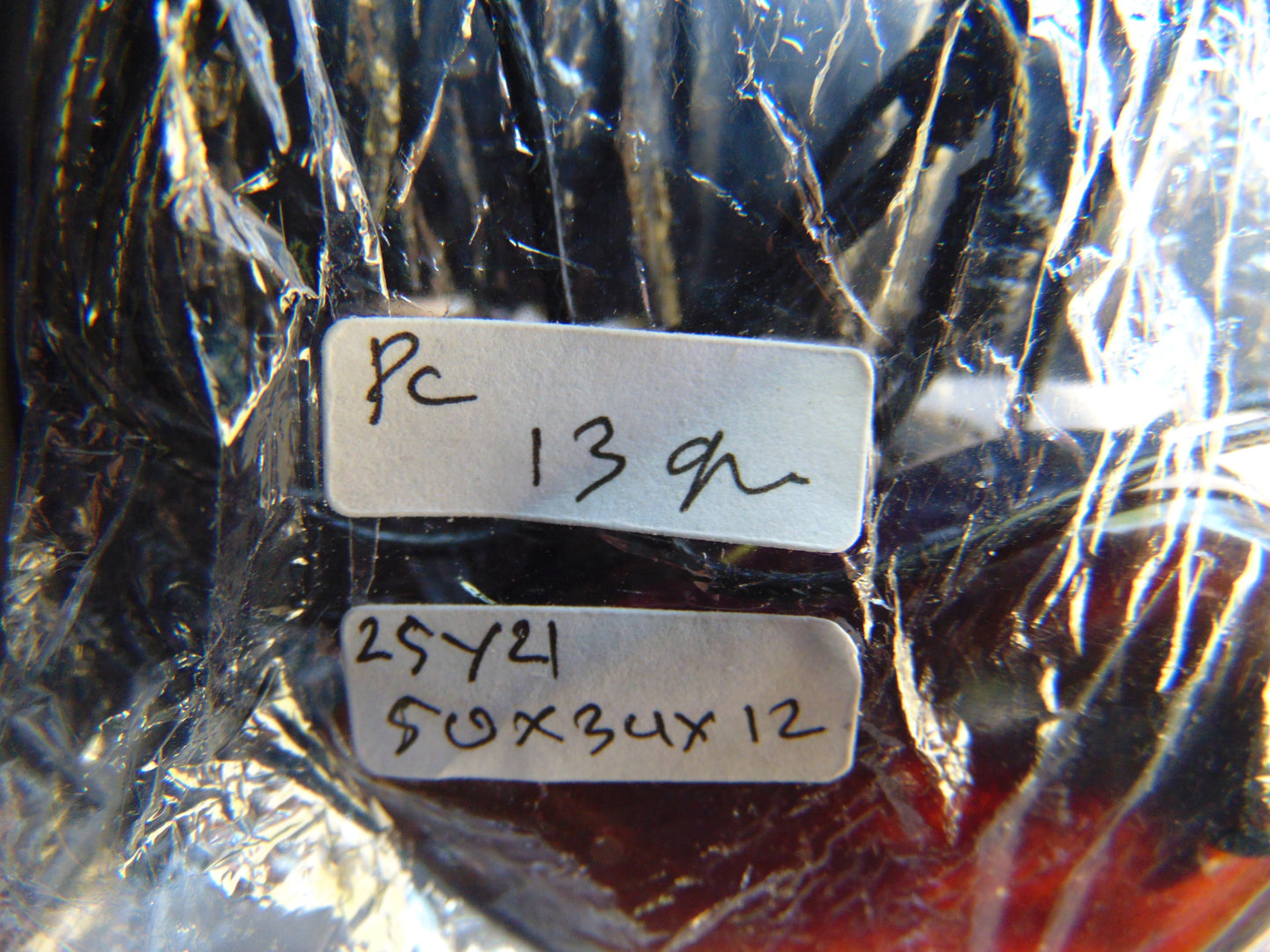 13 gr Comma Pendant Indonesian Blue Amber for Healing 25Y21